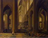 Neeffs Peeter II Interior of the Antwerp Cathedral  - Hermitage